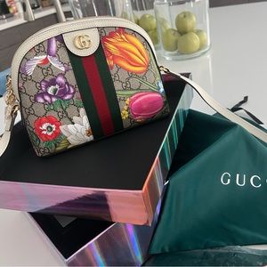 GUCCI Ophidia Flora Crossbody Bag